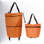 🔥2-in-1 Foldable Shopping Cart