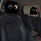 😆 Funny Cartoon Car Headrest Covers – 2PCS Universal Fit 🚗