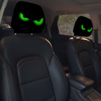 😆 Funny Cartoon Car Headrest Covers – 2PCS Universal Fit 🚗