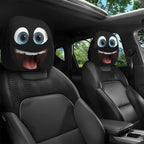 😆 Funny Cartoon Car Headrest Covers – 2PCS Universal Fit 🚗