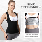 Sauna Fat Burning Belly Undershirt Fitness Sweat Suit Running Sportswear Sweat Undershirt Corset Women