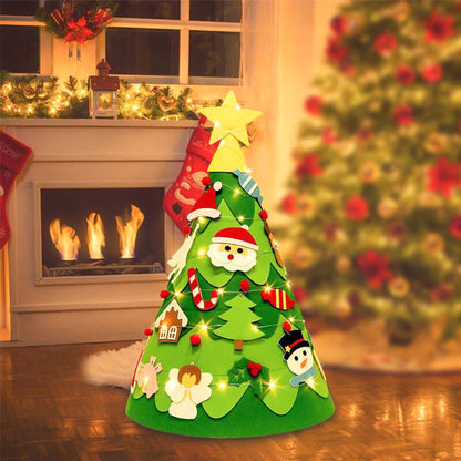 🎄 Felt Christmas Tree – Fun, No-Mess Holiday Magic! 🧬✨