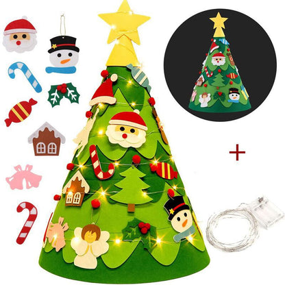 🎄 Felt Christmas Tree – Fun, No-Mess Holiday Magic! 🧬✨