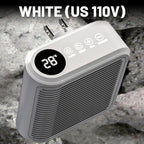 800W Wall Outlet Space Heater - Adjustable Thermostat with 4 Timer Settings & Overheat Protection for Office/Bedroom 🕒🌡️