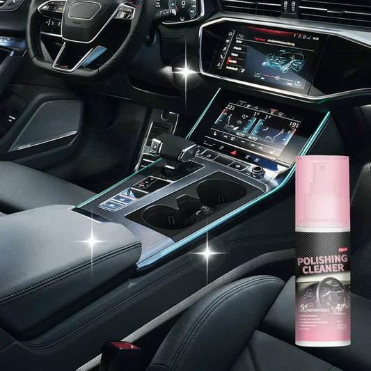 🚗 BUY 2 GET 1 FREE ! 🔥 Car Interior Polish Cleaner – Deep Cleaning, Restores Shine & Non-Toxic Formula ✨