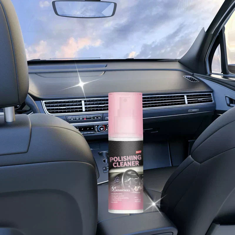 🚗 BUY 2 GET 1 FREE ! 🔥 Car Interior Polish Cleaner – Deep Cleaning, Restores Shine & Non-Toxic Formula ✨