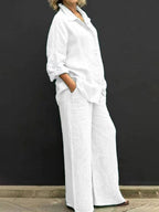 Fashionable Women's Cotton & Linen Co-ords