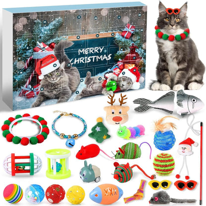 🎄🎁Christmas Countdown Cat & Dog Toys Advent Calendar🐾🥳