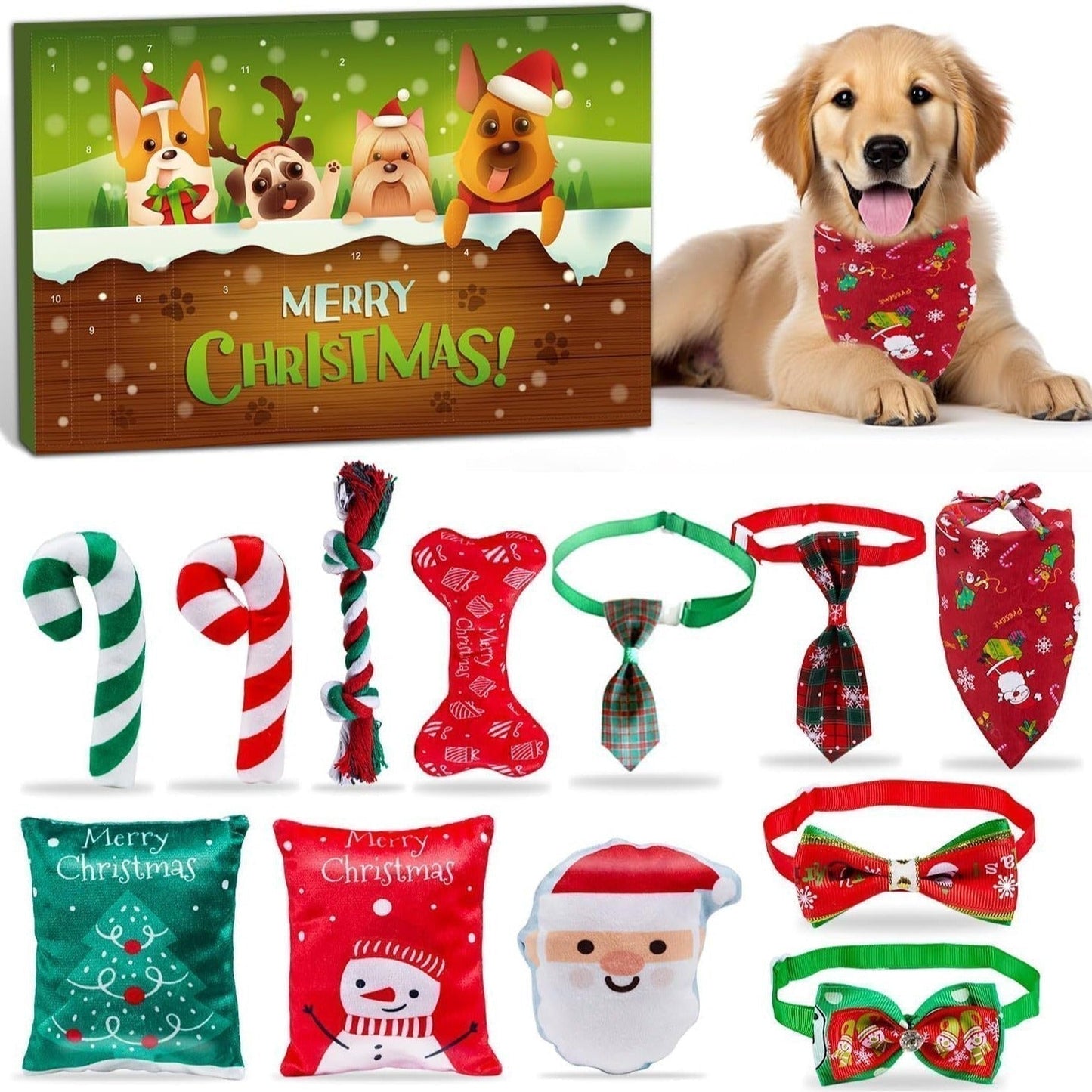 🎄🎁Christmas Countdown Cat & Dog Toys Advent Calendar🐾🥳