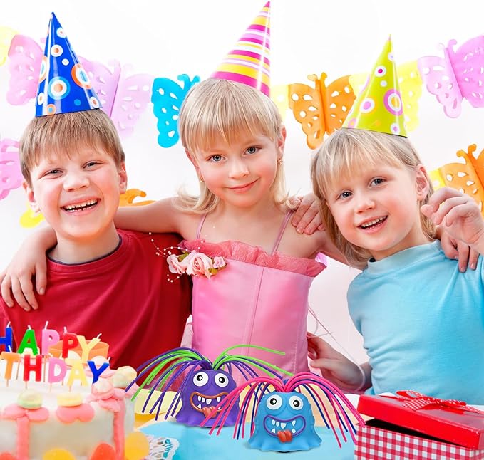 👾Hair Pulling Monster Stress Relief Toy - Stretchy Sensory Fidget Tool for Anxiety & Focus, Safe for Kids/Adults 🎯✨