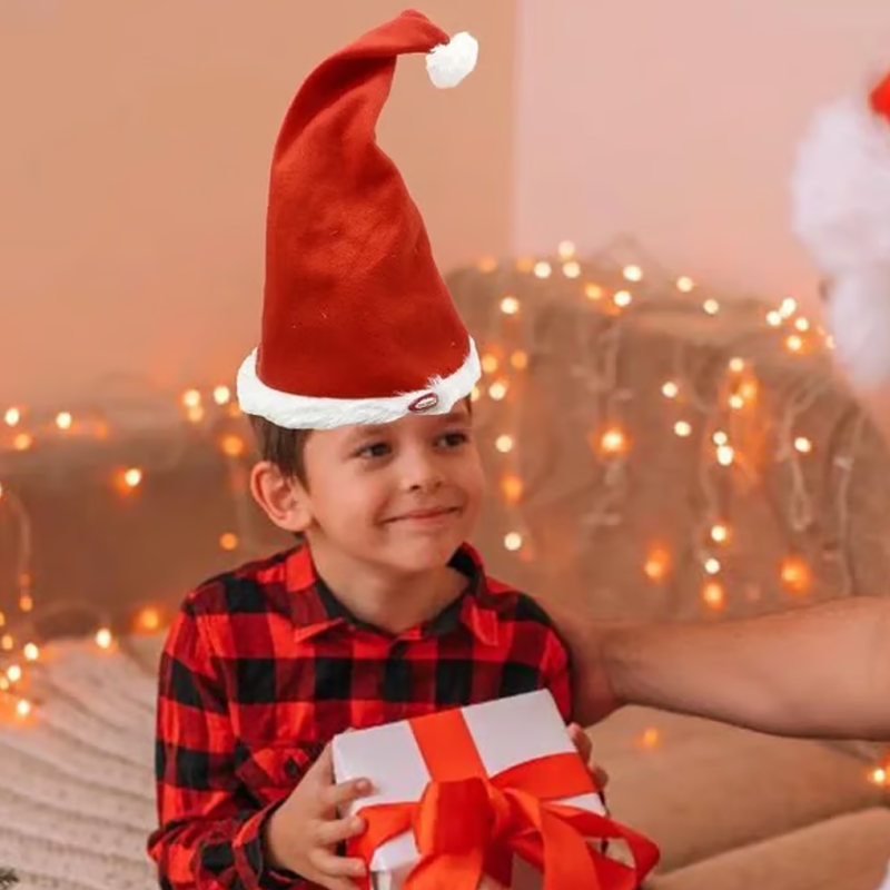 Singing and Dancing Electric Christmas Santa Hat