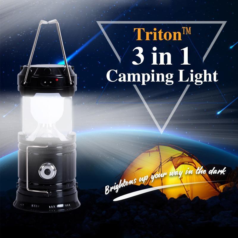 🔥Hot Sale Offers-3-in-1 LED Flame Camping Lantern