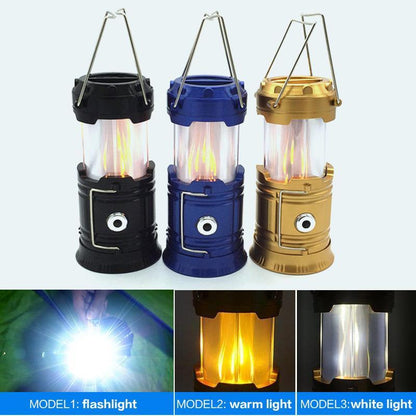 🔥Hot Sale Offers-3-in-1 LED Flame Camping Lantern