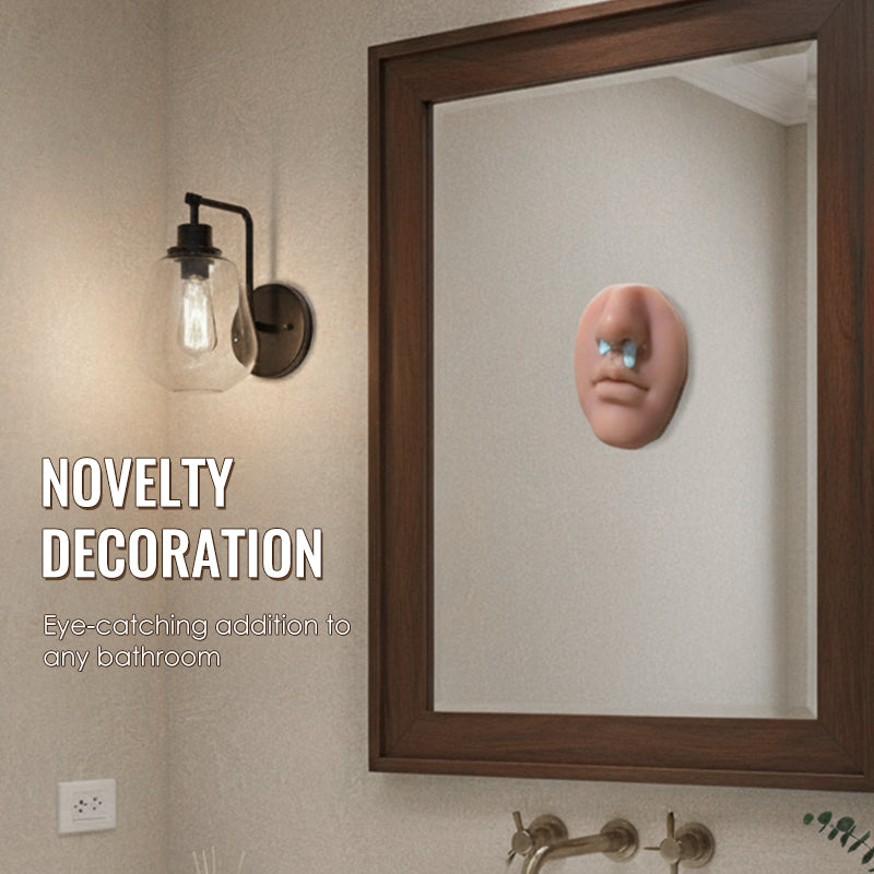 Realistic Face Nose-Blowing Soap Dispenser Toy