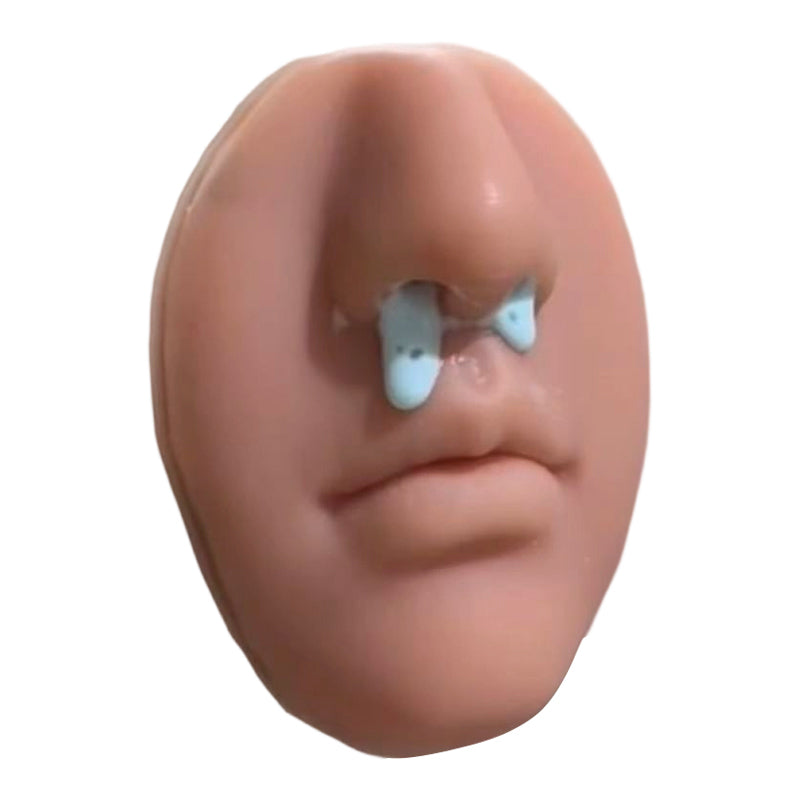Realistic Face Nose-Blowing Soap Dispenser Toy