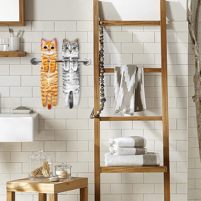 ✨😺Cute Cat Hand Towel🐾