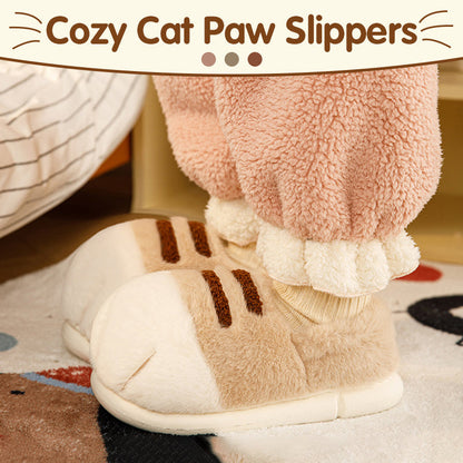 Cozy Cat Paw Slippers - Soft & Warm