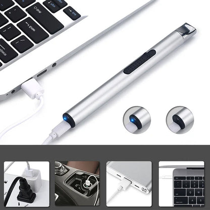 USB Rechargeable Arc Lighter - Windproof & Flameless