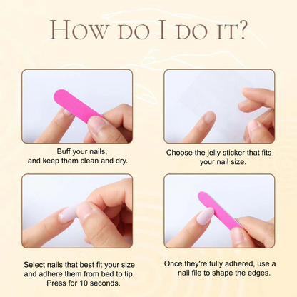 💥30 PCS Handcrafted Almond Press-On Nails Set💅