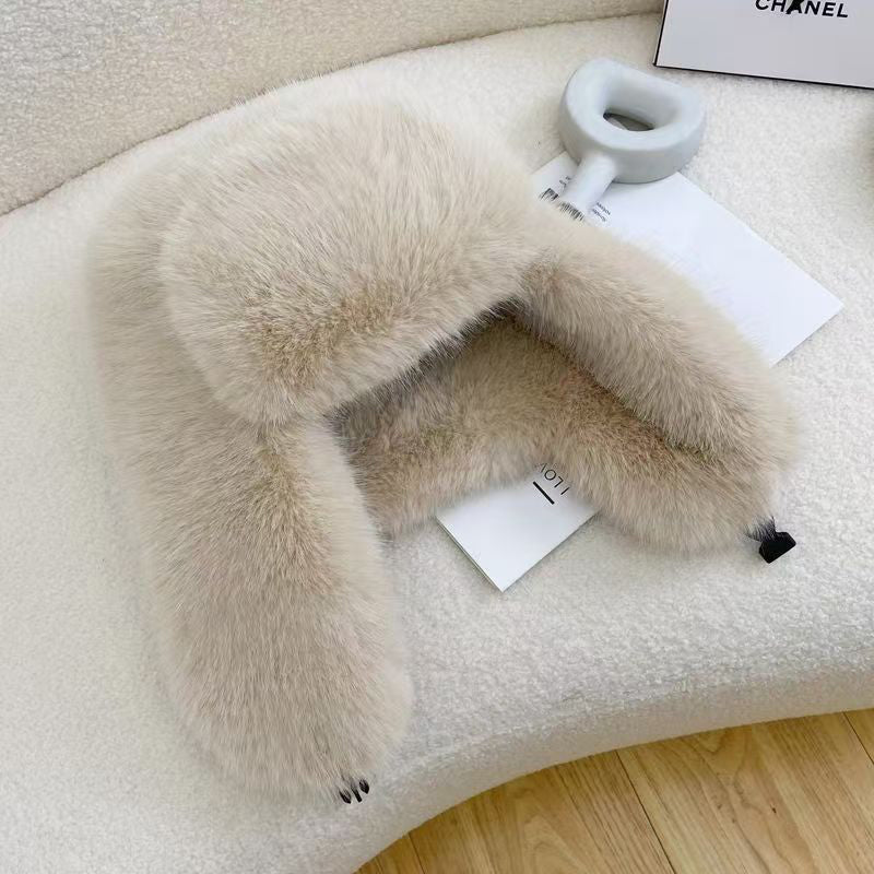 🎁Women's Fluffy Trapper Hat with Ear Flaps🔥