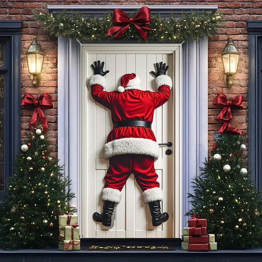 🎅🏻Christmas Door Backdrop Decoration Banner