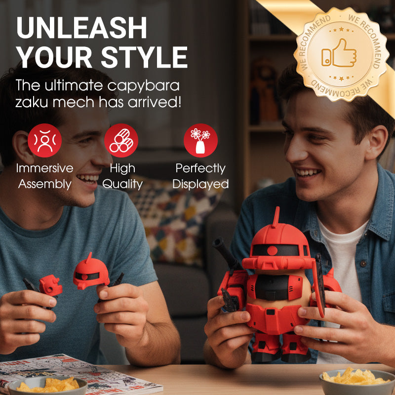 🔥Magnetic Assembly Capybara Mecha Figurine