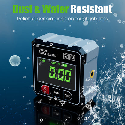 Digital Laser Angle Gauge With 4-Sided Magnetic Base