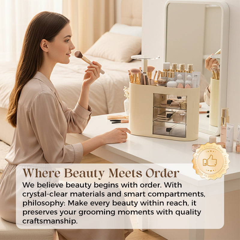 Multi-Compartment Beauty Storage Caddy