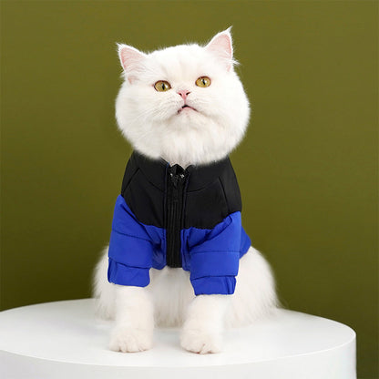 Warm Jacket with Zipper for Dogs & Cats