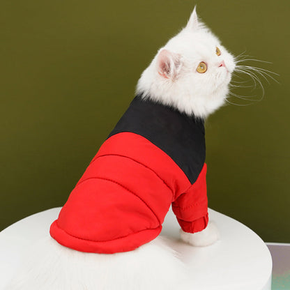 Warm Jacket with Zipper for Dogs & Cats