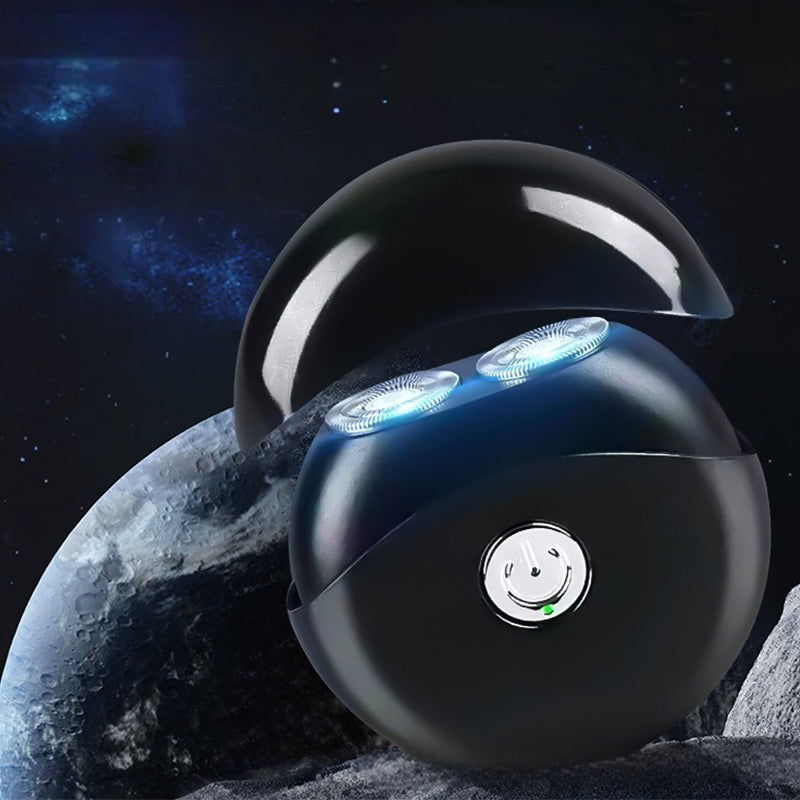 ✨ Portable Multifunctional Electric Shaver – Dual ring blades, IPX4 waterproof and compact UFO design 🪒⚡