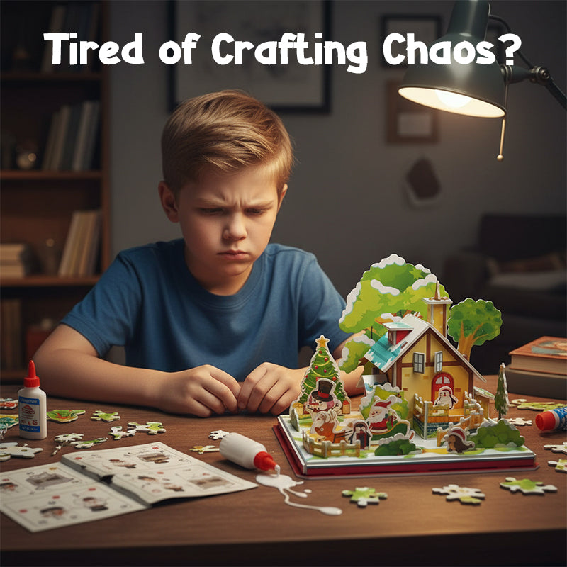 🎅Christmas gifts🎁3D DIY Christmas Puzzle Kit