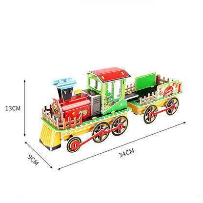🎅Christmas gifts🎁3D DIY Christmas Puzzle Kit