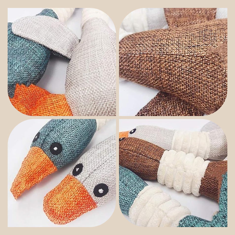 Animal Sounding Plush Chew Toy