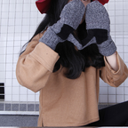 🧤 Flip-Top Fingerless Mittens | Unisex Warm Gloves ❄️ for Touchscreen, Office & Cycling - Keep Hands Toasty All Winter! 🔥