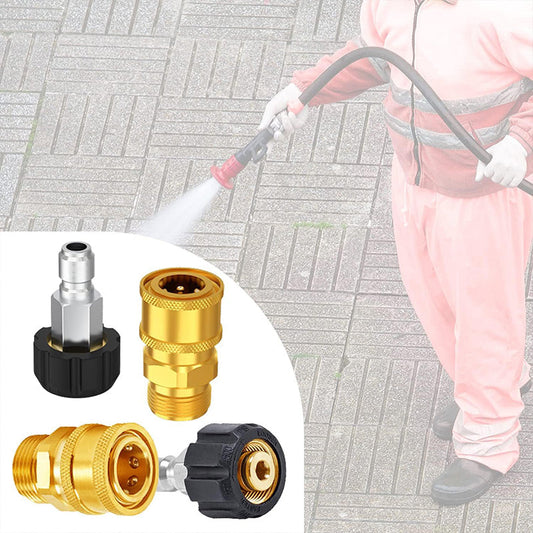 ✨High-Pressure Washer Connector Set, Includes 8 Accessories.