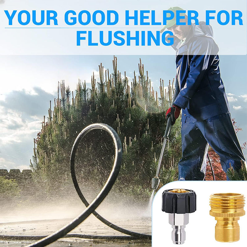 ✨High-Pressure Washer Connector Set, Includes 8 Accessories.