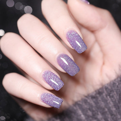 Glitter Crushed Rhinestones Nail Gel Polish