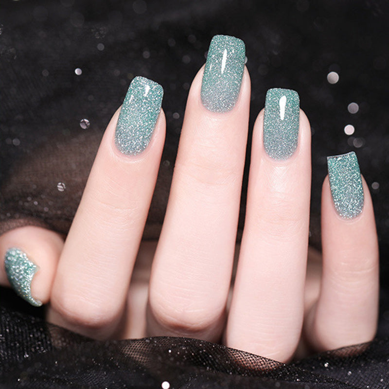 Glitter Crushed Rhinestones Nail Gel Polish