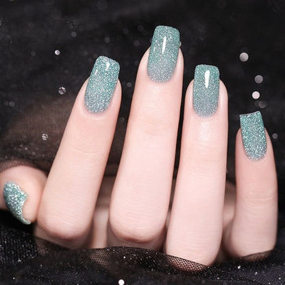 Glitter Crushed Rhinestones Nail Gel Polish