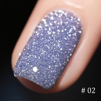 Glitter Crushed Rhinestones Nail Gel Polish