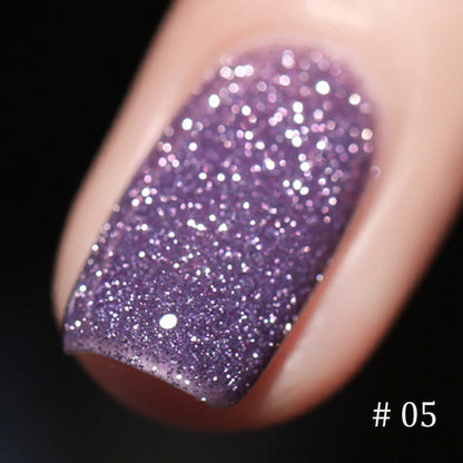 Glitter Crushed Rhinestones Nail Gel Polish