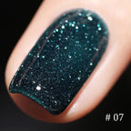 Glitter Crushed Rhinestones Nail Gel Polish