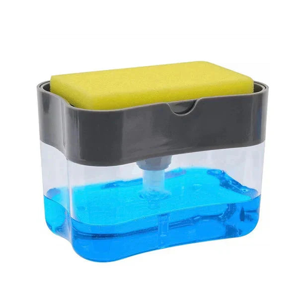 2-In-1 Sponge Rack & Dish Soap Dispenser