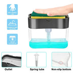 2-In-1 Sponge Rack & Dish Soap Dispenser