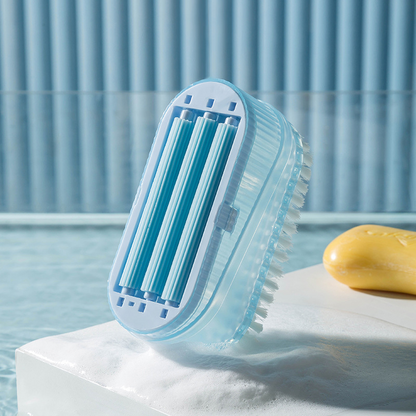 Multifunctional Soap Box with Roller & Scrubber
