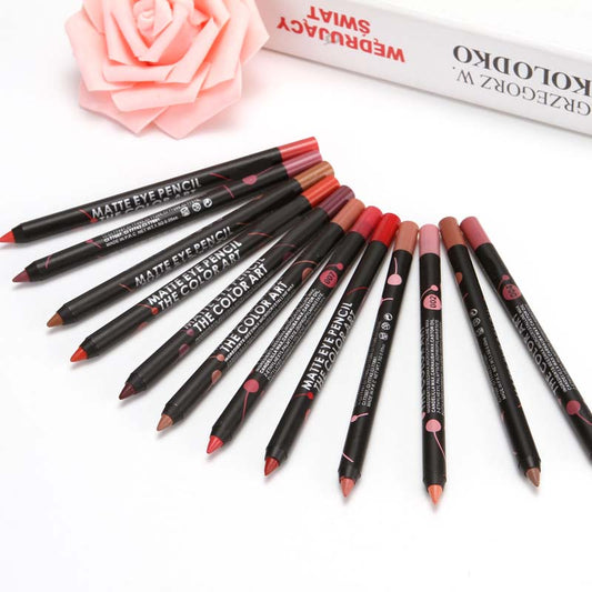 Long-Lasting Waterproof Smudge-Proof Lip Pencil