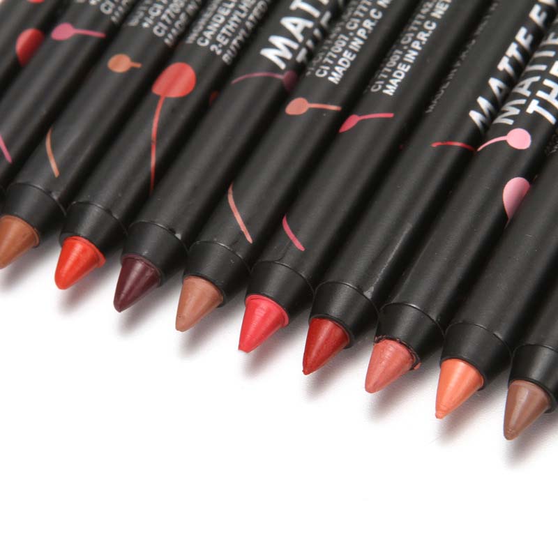 Long-Lasting Waterproof Smudge-Proof Lip Pencil