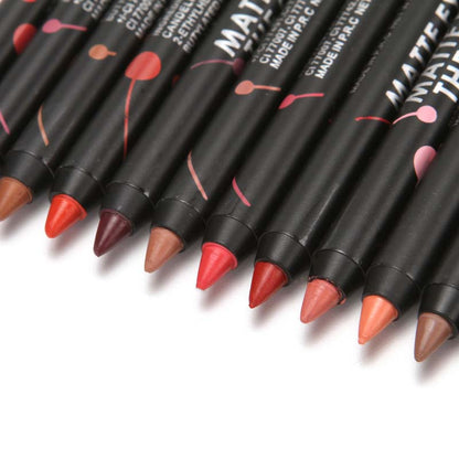 Long-Lasting Waterproof Smudge-Proof Lip Pencil