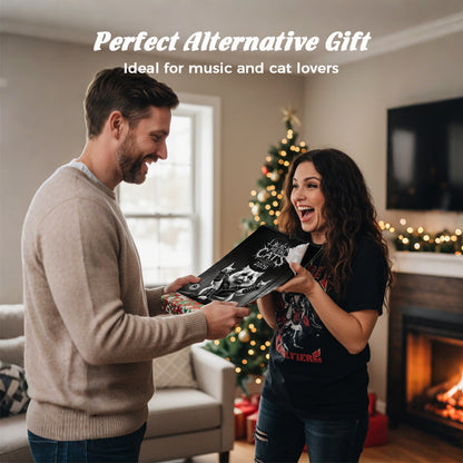 Black Metal Cat Calendar 2026